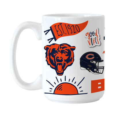 Chicago Bears 15oz Native Sublimated Mug - Logo Brands