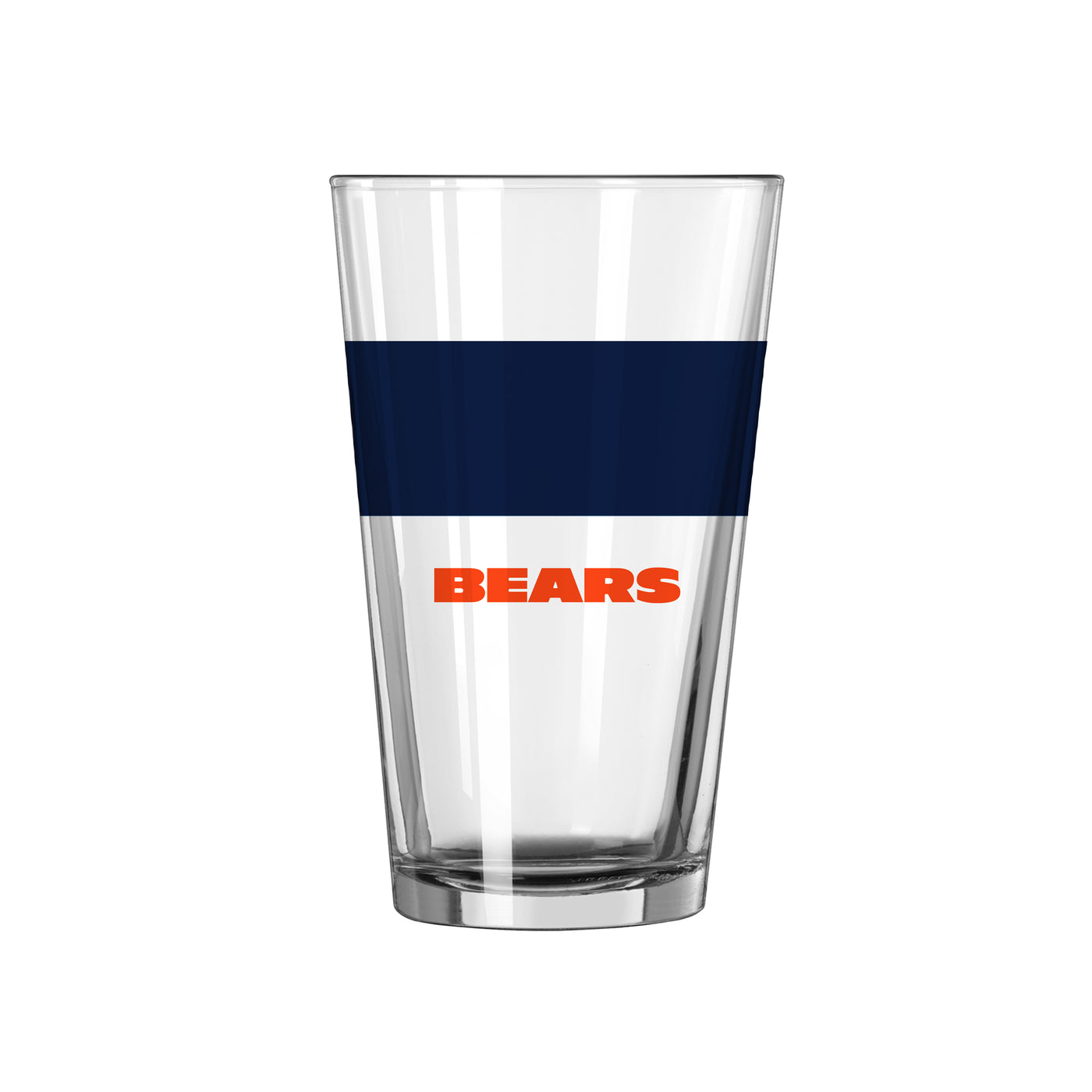 Chicago Bears 16oz Colorblock Pint Glass