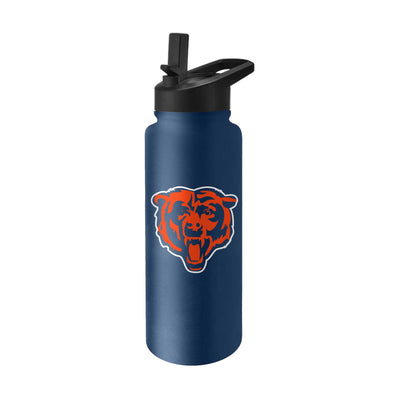 Chicago Bears Logo 34oz Quencher Water Bottle - Logo Brands