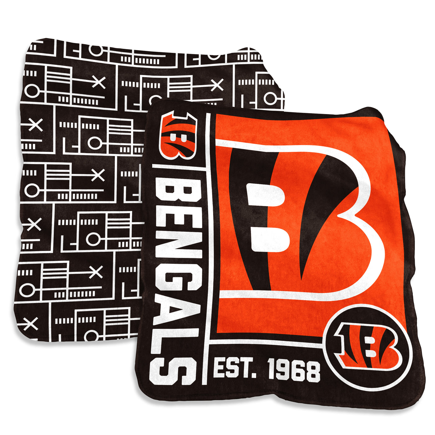 Cincinnati Bengals 60x70 Super Plush Blanket