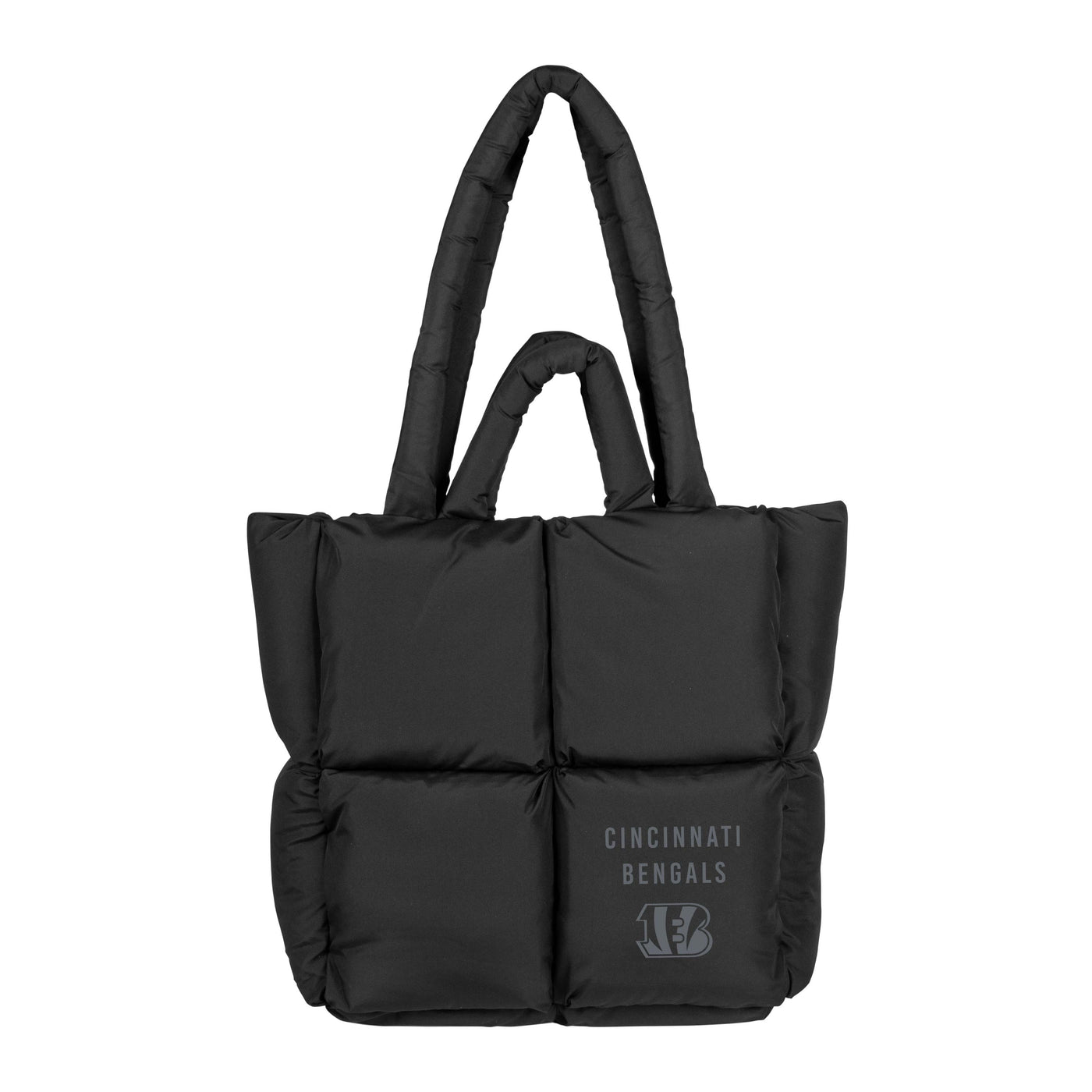 Cincinnati Bengals Black Puff Tote - Logo Brands