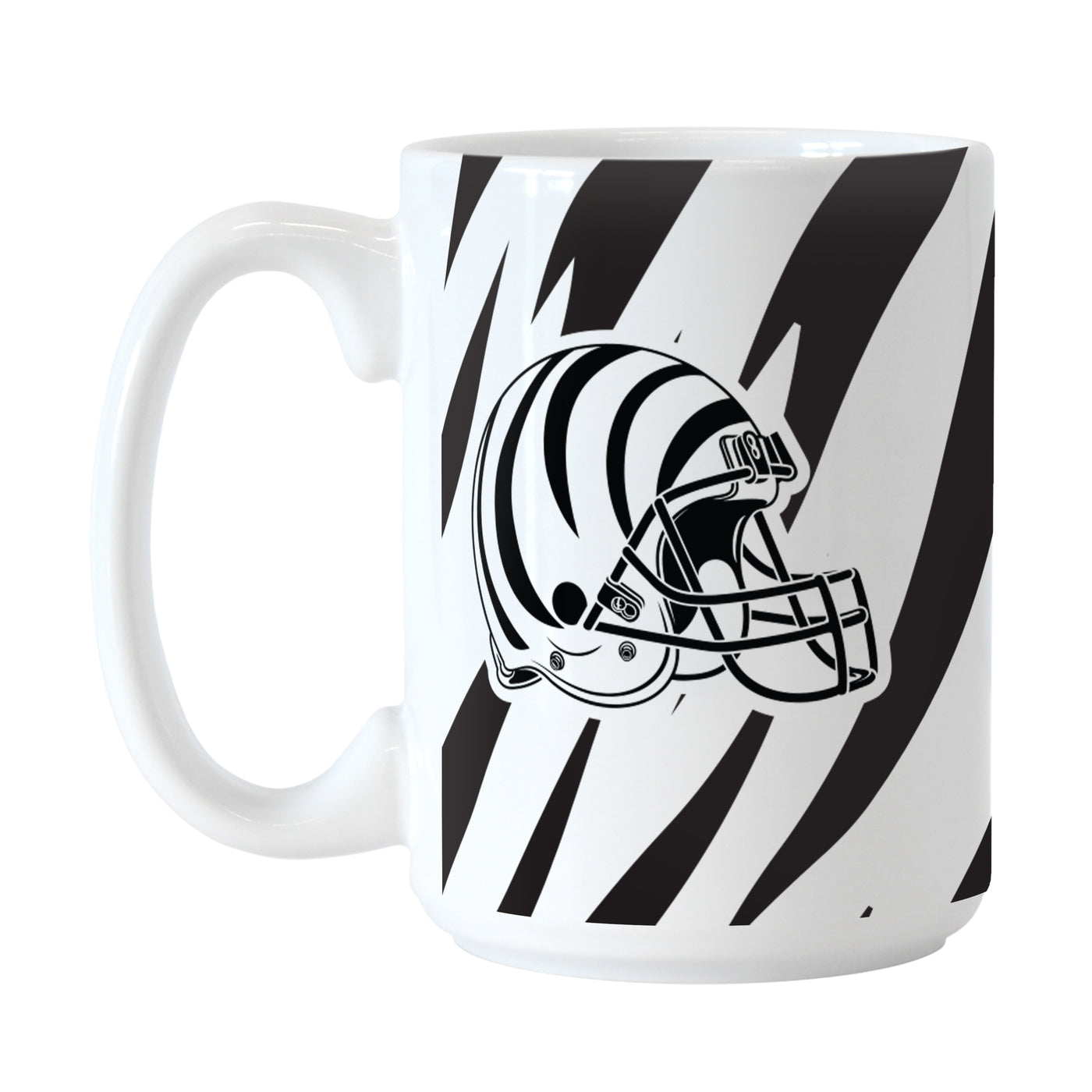Cincinnati Bengals White Tiger 15oz Sublimated Mug