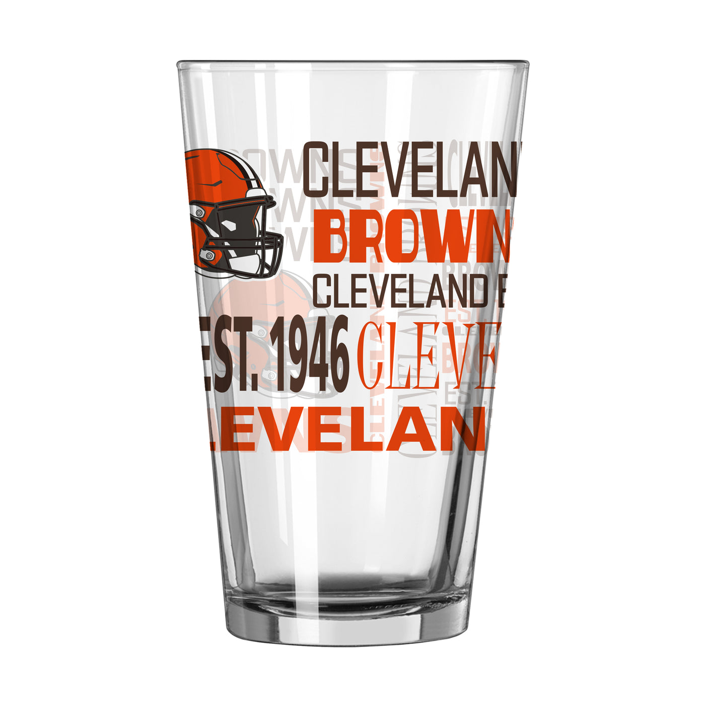 Cleveland Browns 16oz Spirit Pint Glass
