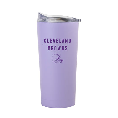 Cleveland Browns 20oz Tonal Lavender Powder Coat Tumbler - Logo Brands