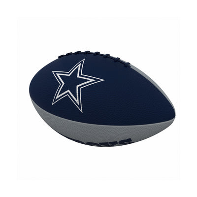 Dallas Cowboys Pinwheel Logo Junior-Size Rubber Football - Logo Brands