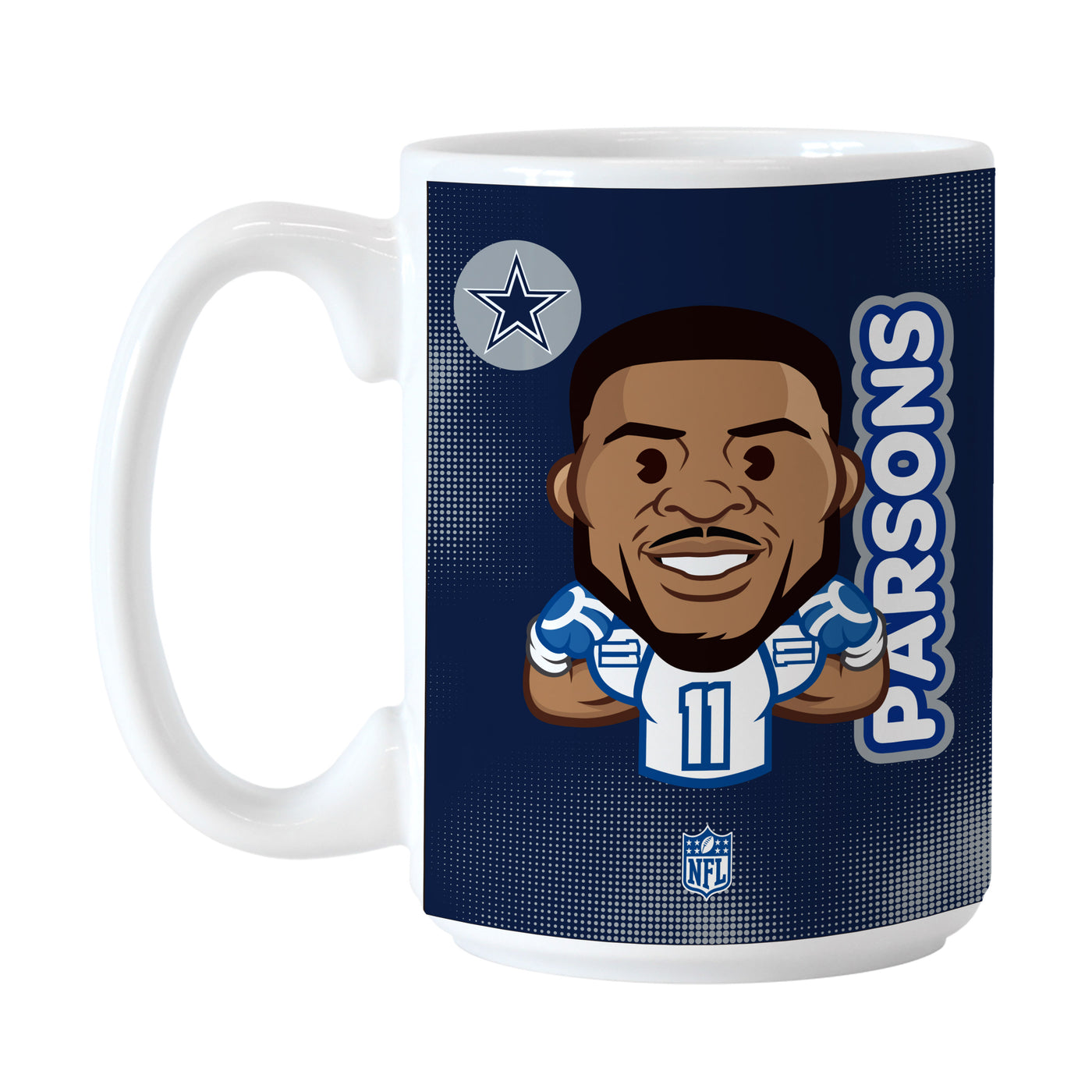 Dallas Cowboys Micah Parsons Caricature 15oz Sublimated Mug