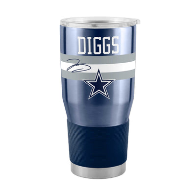 Dallas Cowboys Trevon Diggs 30oz Stripe Stainless Tumbler - Logo Brands