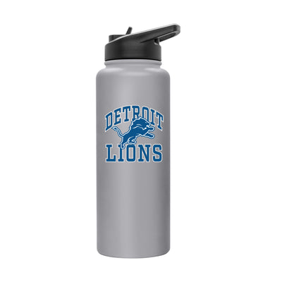 Detroit Lions 34oz Athletic Quencher Bottle - Logo Brands