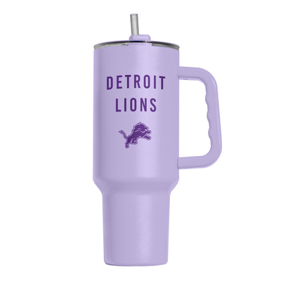 Detroit Lions 40oz Tonal Lavender Powder Coat Tumbler