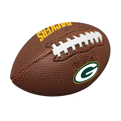 Green Bay Packers Mini Size Composite Football - Logo Brands