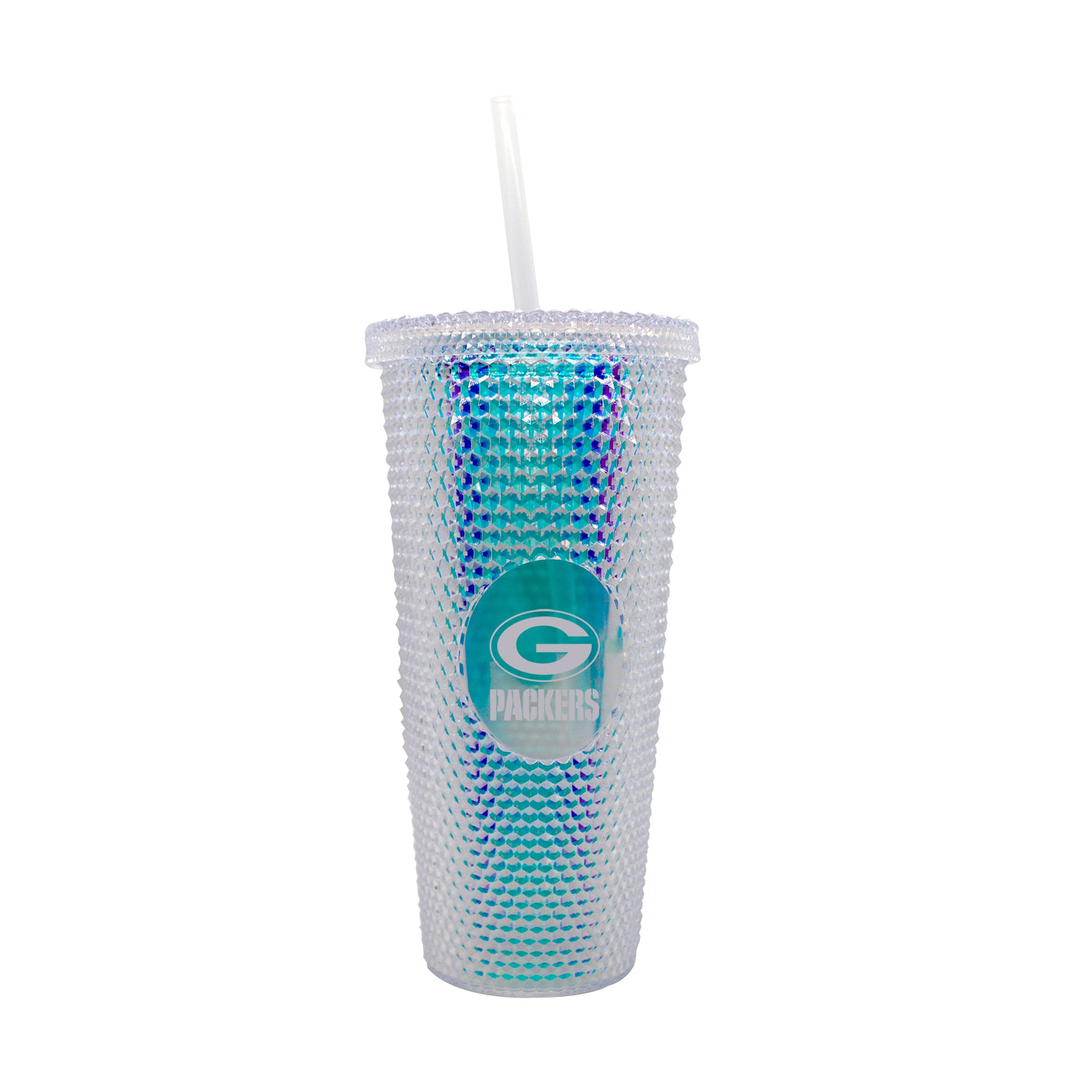 Green Bay Packers 24oz Iridescent Studded Tumbler