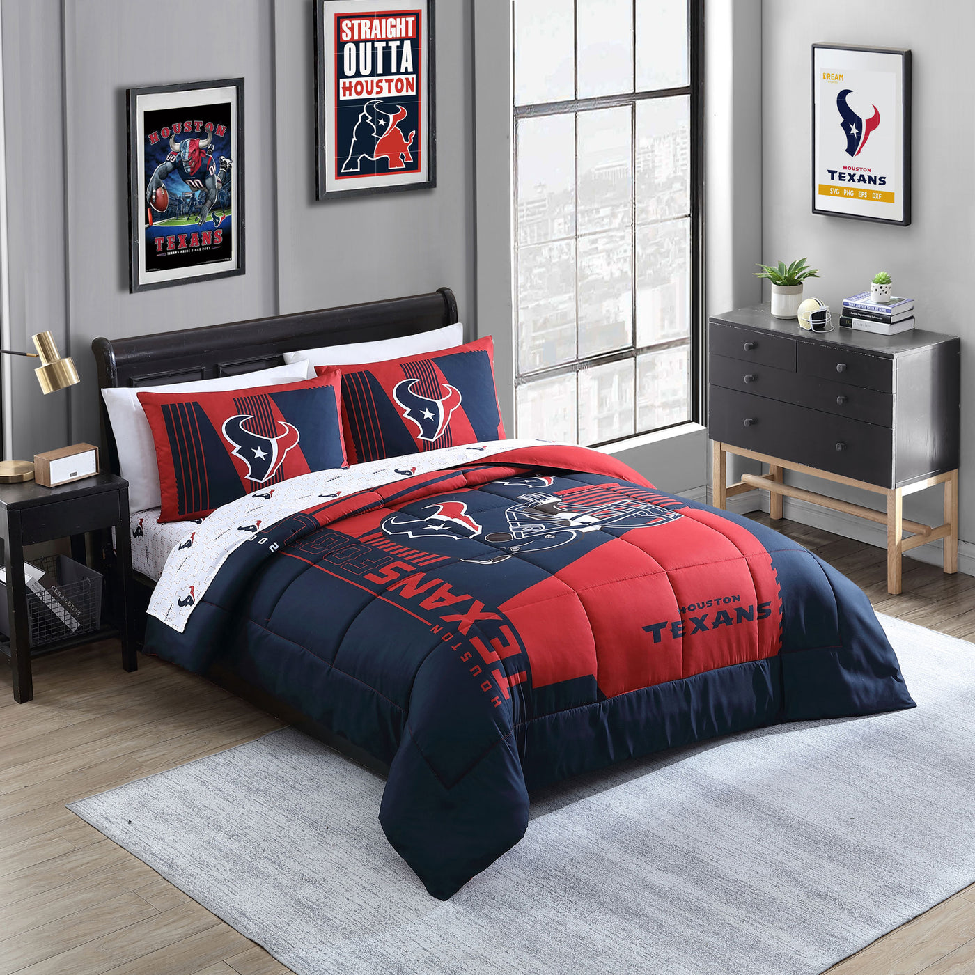 Houston Texans Status Bed In A Bag Full