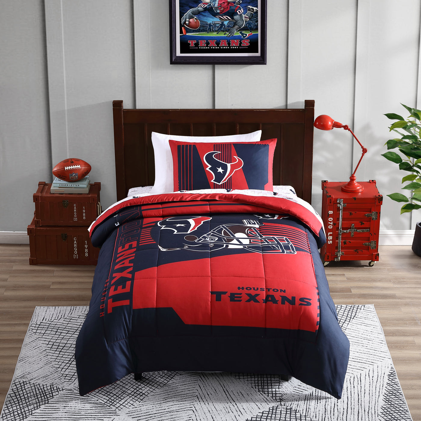 Houston Texans Status Bed In A Bag Twin
