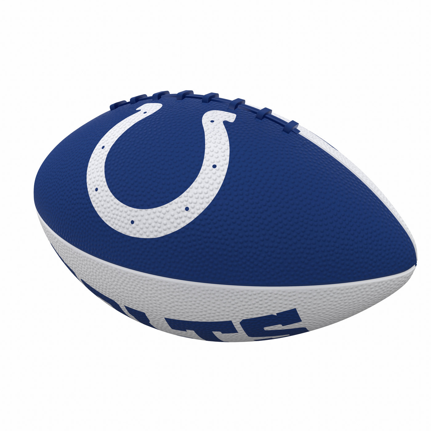 Indianapolis Colts Pinwheel Logo Junior-Size Rubber Football - Logo Brands