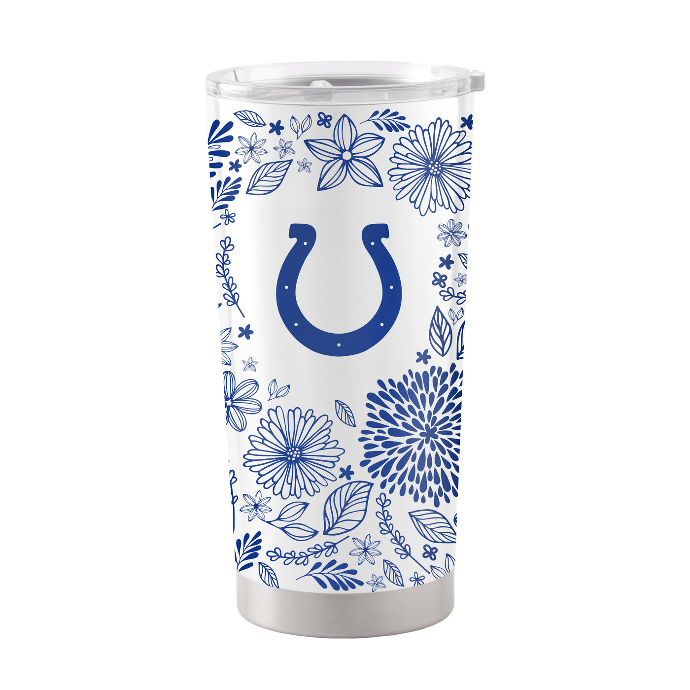 Indianapolis Colts 20oz Botanical Stainless Steel Tumbler - Logo Brands