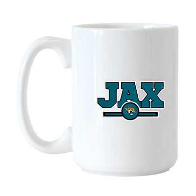 Jacksonville Jaguars 15oz Letterman Sublimated Mug - Logo Brands