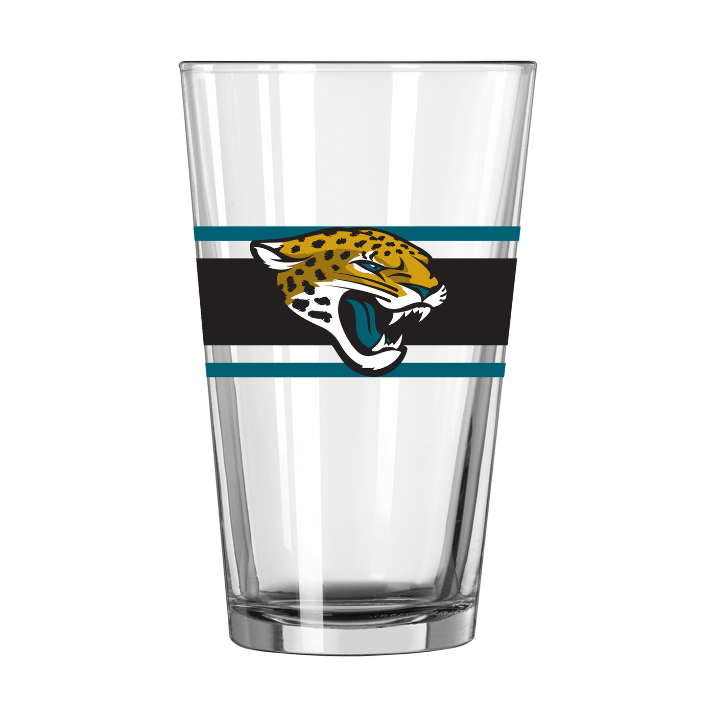 Jacksonville Jaguars 16oz Stripe Pint Glass