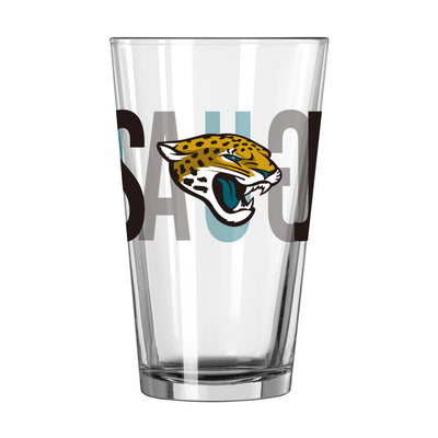 Jacksonville Jaguars 16oz Overtime Pint Glass - Logo Brands