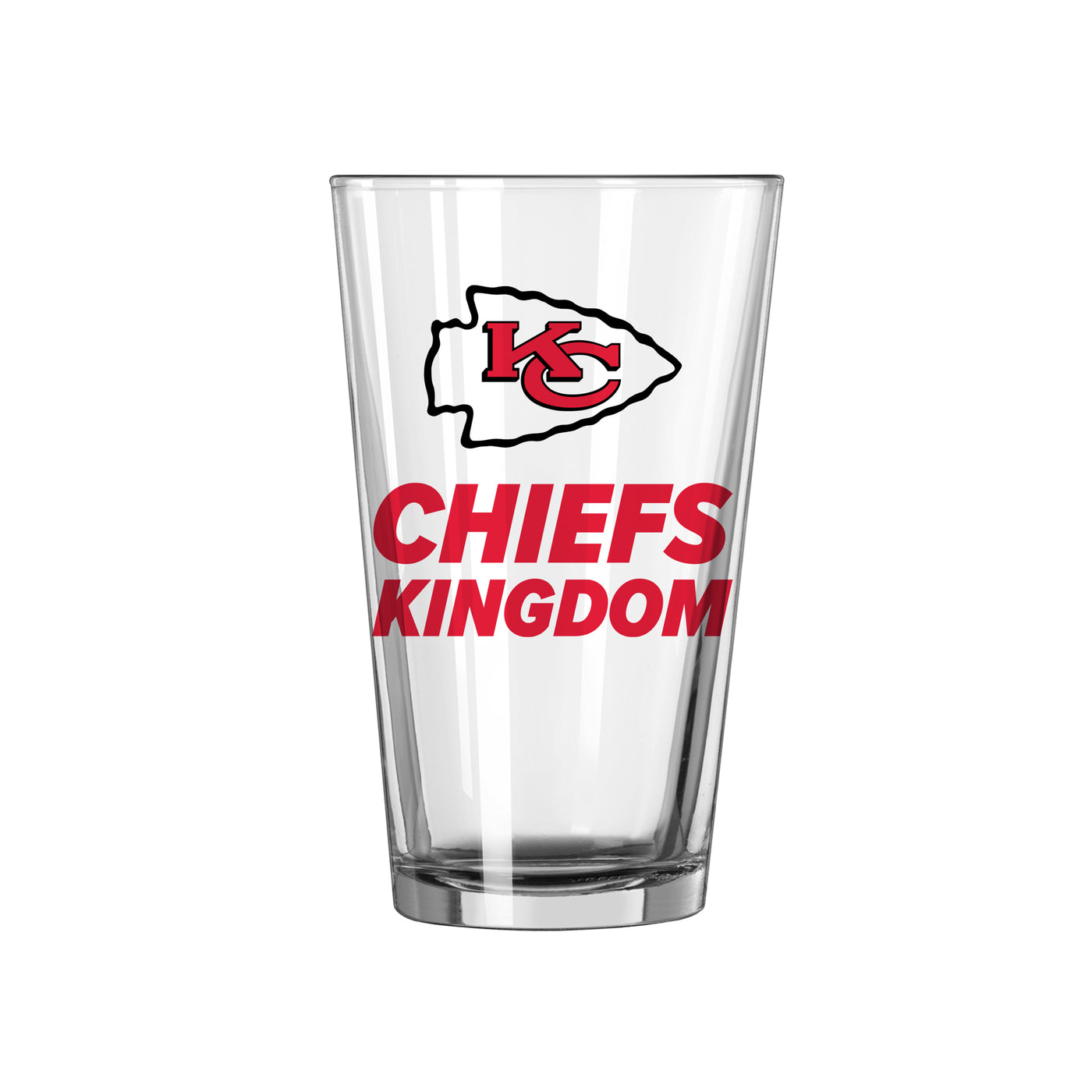 Kansas City Chiefs 16oz Slogan Pint Glass