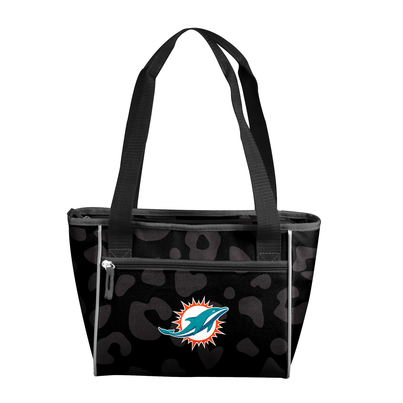 Miami Dolphins Leopard Print 16 Can Cooler Tote