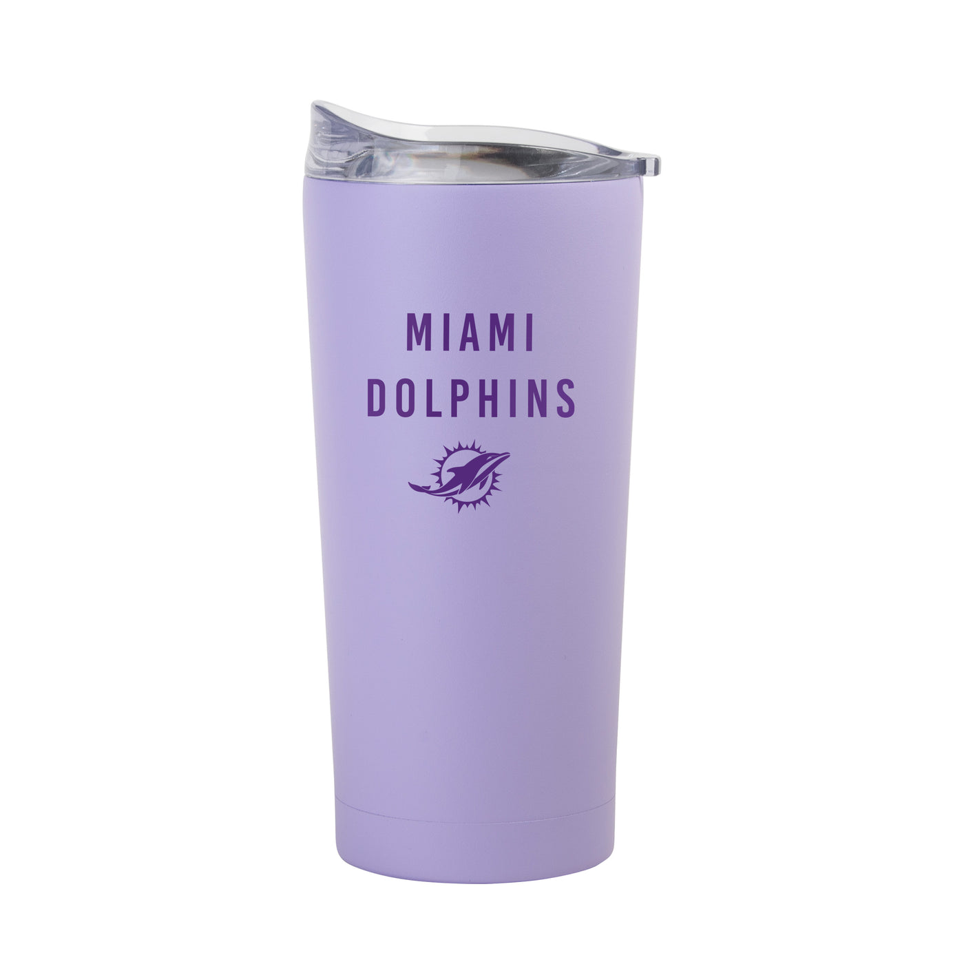 Miami Dolphins 20oz Tonal Lavender Powder Coat Tumbler