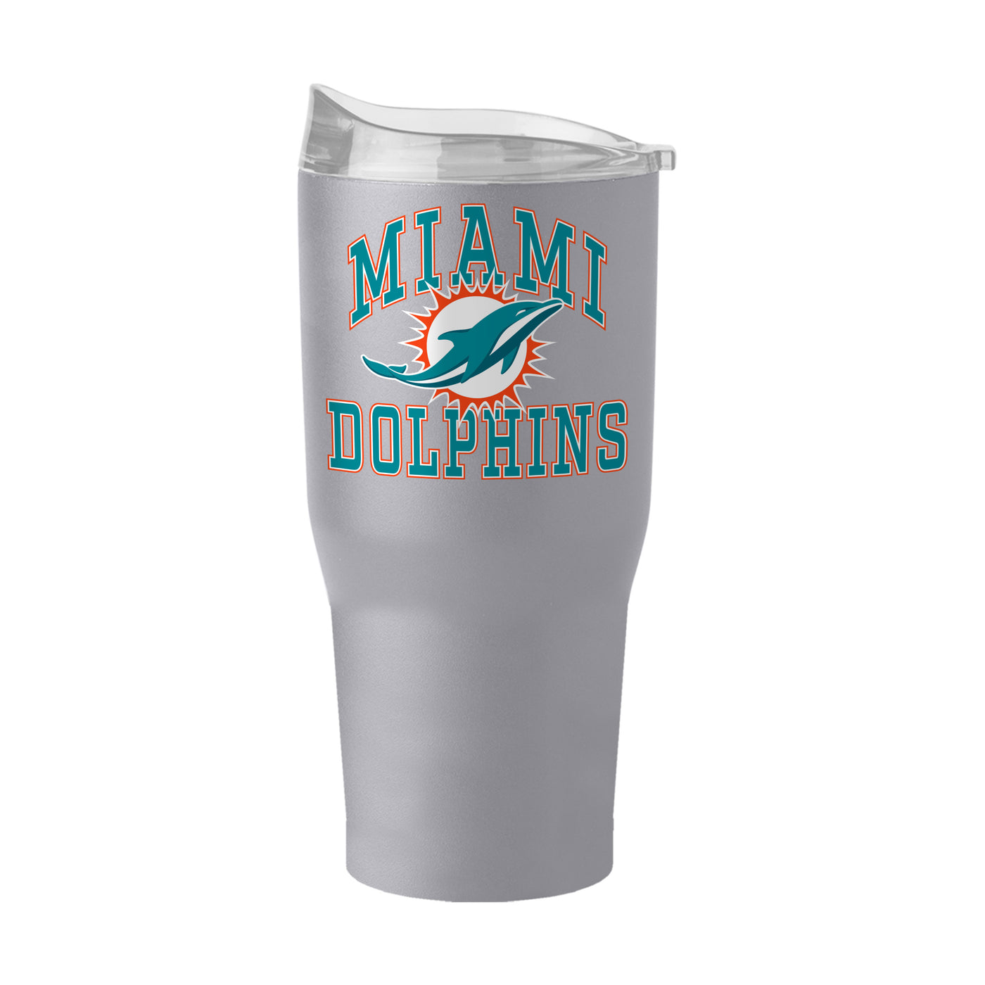 Miami Dolphins 30oz Athletic Powder Coat Tumbler