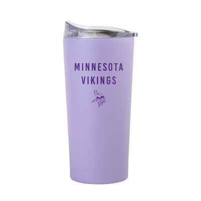 Minnesota Vikings 20oz Tonal Lavender Powder Coat Tumbler - Logo Brands