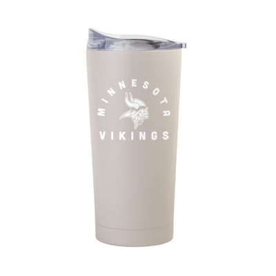 Minnesota Vikings 20oz Archway Sand Powder Coat Tumbler - Logo Brands