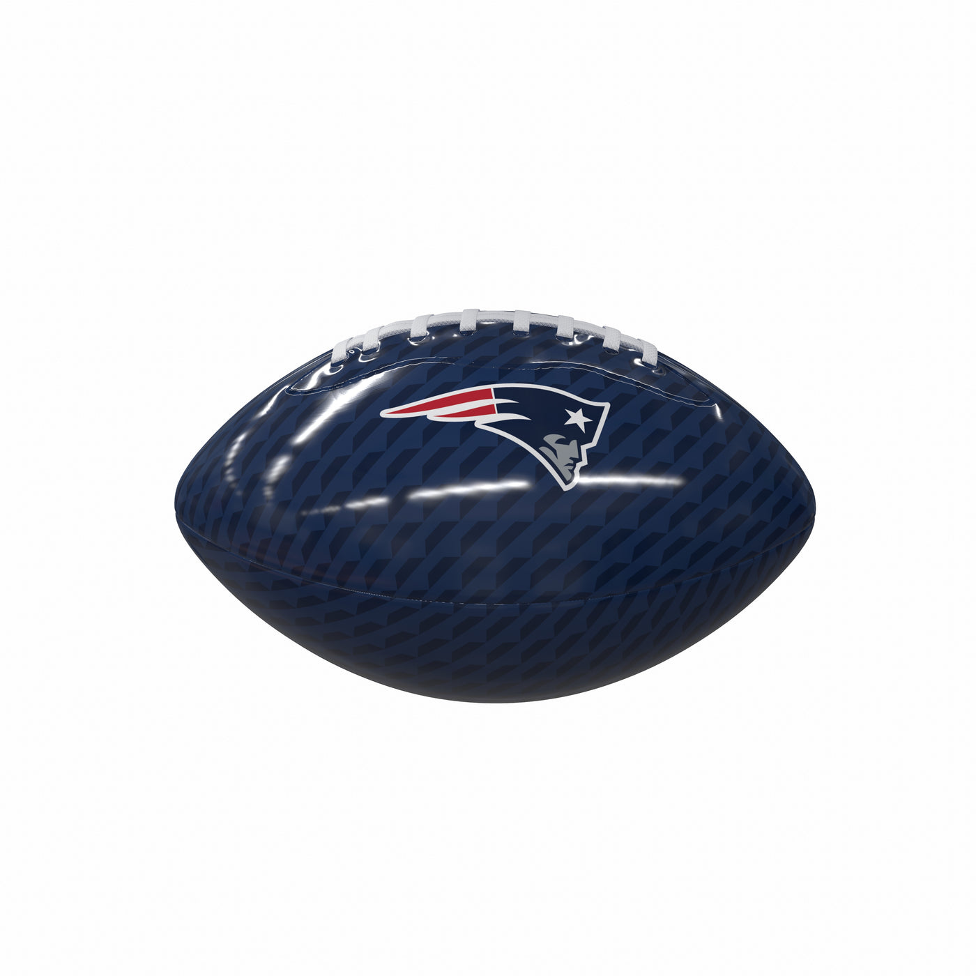New England Patriots Carbon Fiber Mini-Size Glossy Football