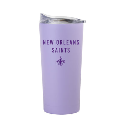 New Orleans Saints 20oz Tonal Lavender Powder Coat Tumbler - Logo Brands