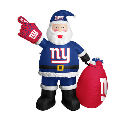 New York Giants Santa Claus Yard Inflatable - Logo Brands