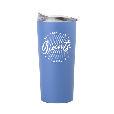 New York Giants 20oz Retro Script Arctic Powder Coat Tumbler - Logo Brands