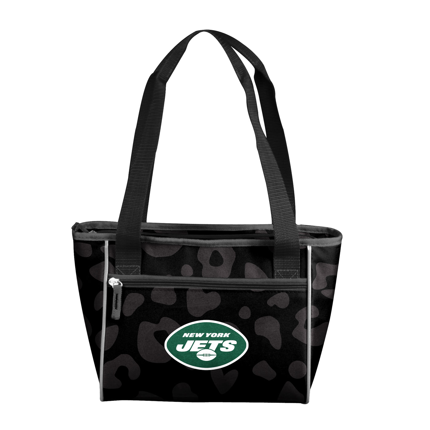 NY Jets Leopard Print 16 Can Cooler Tote