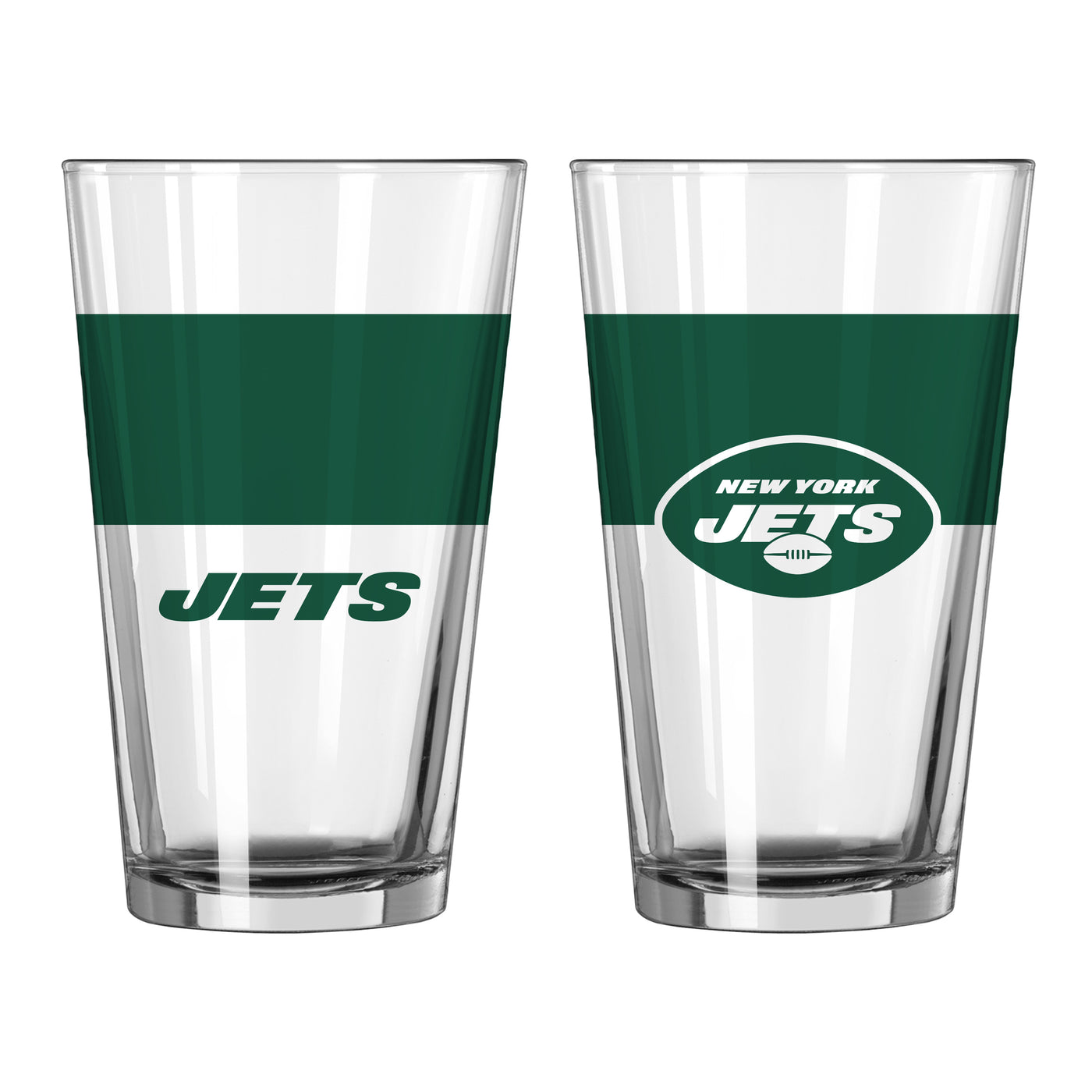 New York Jets 16oz Colorblock Pint Glass