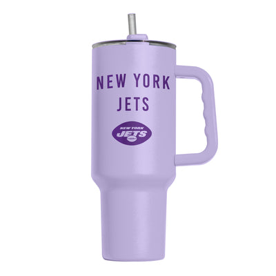 New York Jets 40oz Tonal Lavender Powder Coat Tumbler