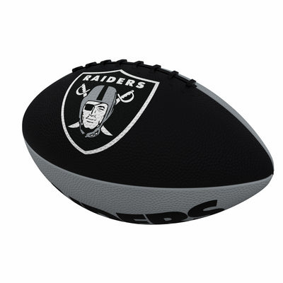 Las Vegas Raiders Pinwheel Logo Junior-Size Rubber Football - Logo Brands