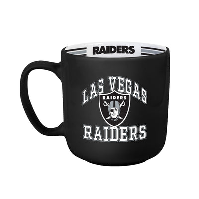 Las Vegas Raiders 15oz Stripe Mug - Logo Brands