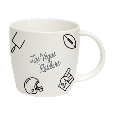 Las Vegas Raiders 18oz Playmaker Mug - Logo Brands