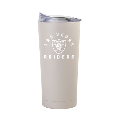 Las Vegas Raiders 20oz Archway Sand Powder Coat Tumbler - Logo Brands