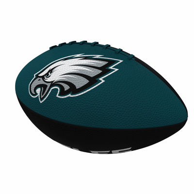 Philadelphia Eagles Pinwheel Logo Junior-Size Rubber Football - Logo Brands