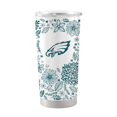 Philadelphia Eagles 20oz Botanical Stainless Steel Tumbler - Logo Brands