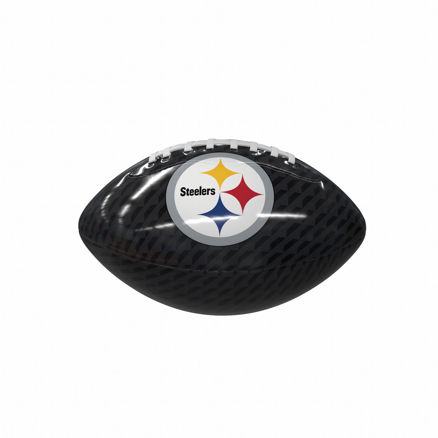Pittsburgh Steelers Carbon Fiber Mini-Size Glossy Football