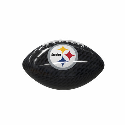 Pittsburgh Steelers Carbon Fiber Mini-Size Glossy Football - Logo Brands