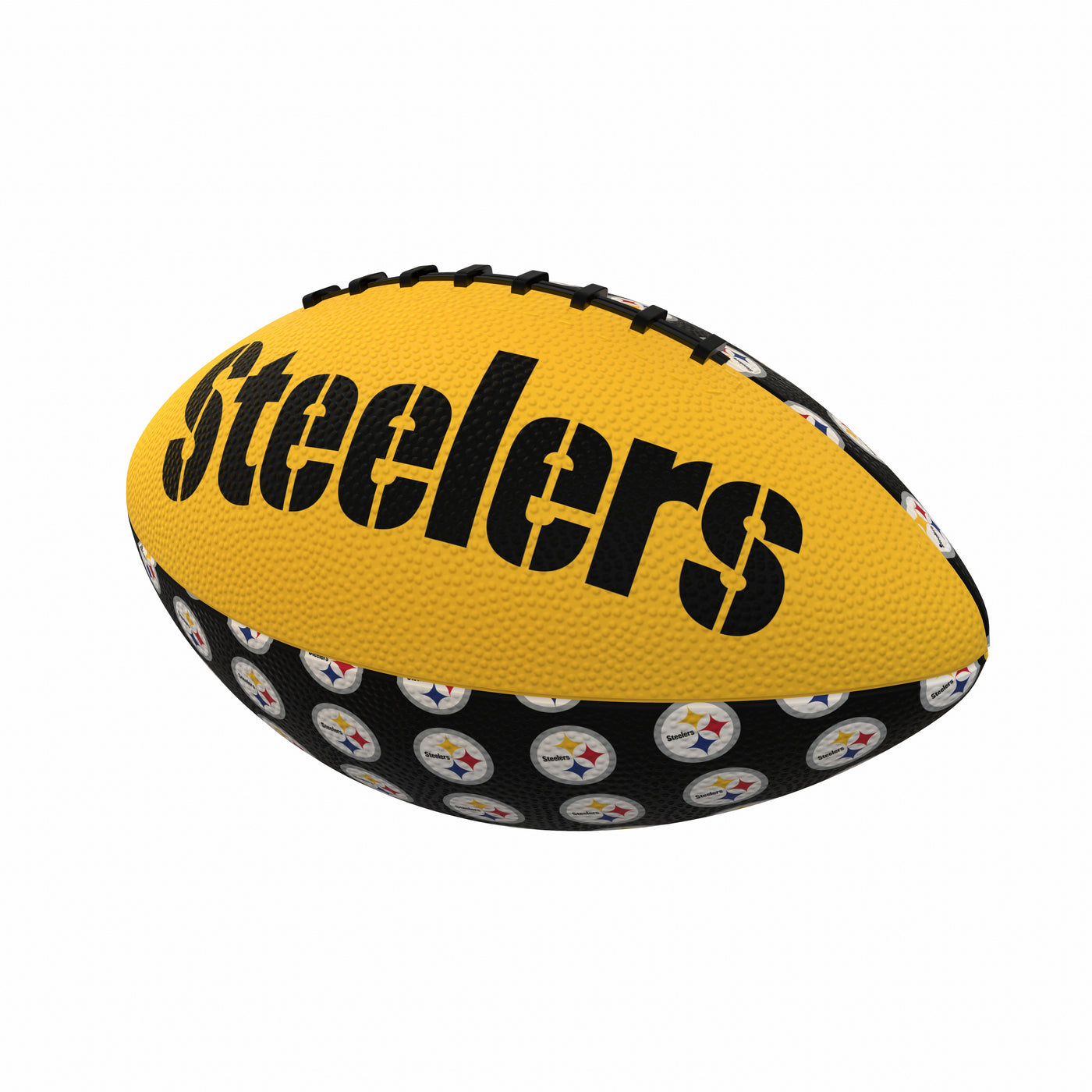 Pittsburgh Steelers Repeating Mini-Size Rubber Football