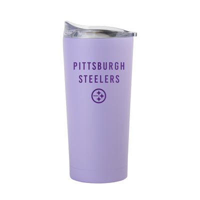 Pittsburgh Steelers 20oz Tonal Lavender Powder Coat Tumbler - Logo Brands