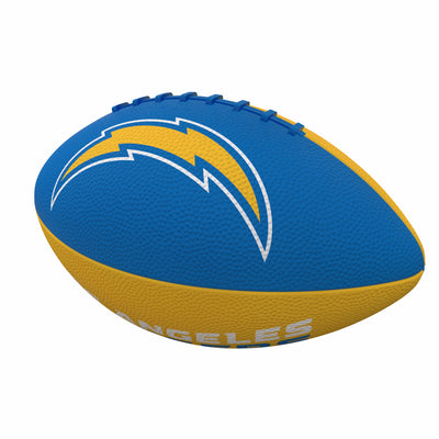 Los Angeles Chargers Pinwheel Logo Junior-Size Rubber Football - Logo Brands