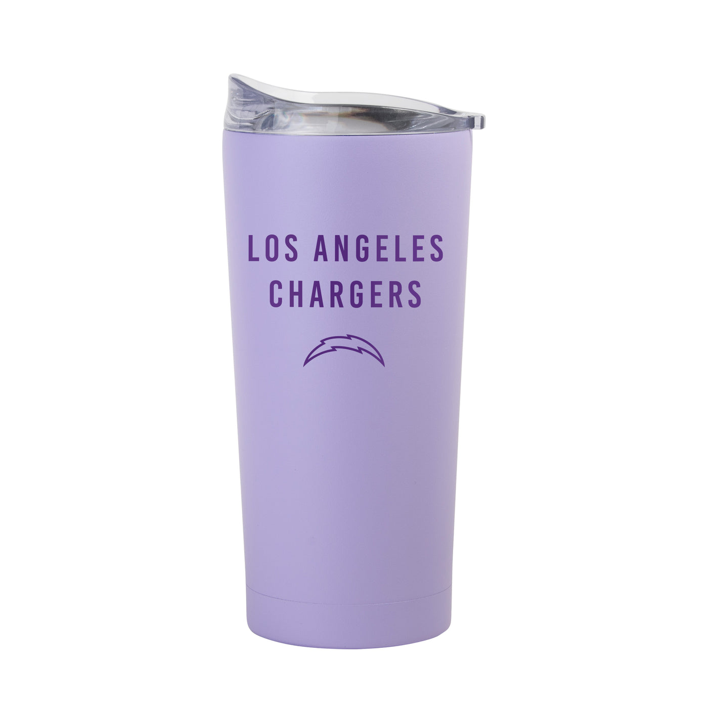 LA Chargers 20oz Tonal Lavender Powder Coat Tumbler