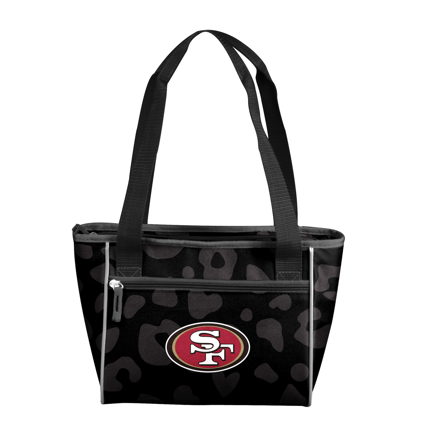 San Francisco 49ers Leopard Print 16 Can Cooler Tote