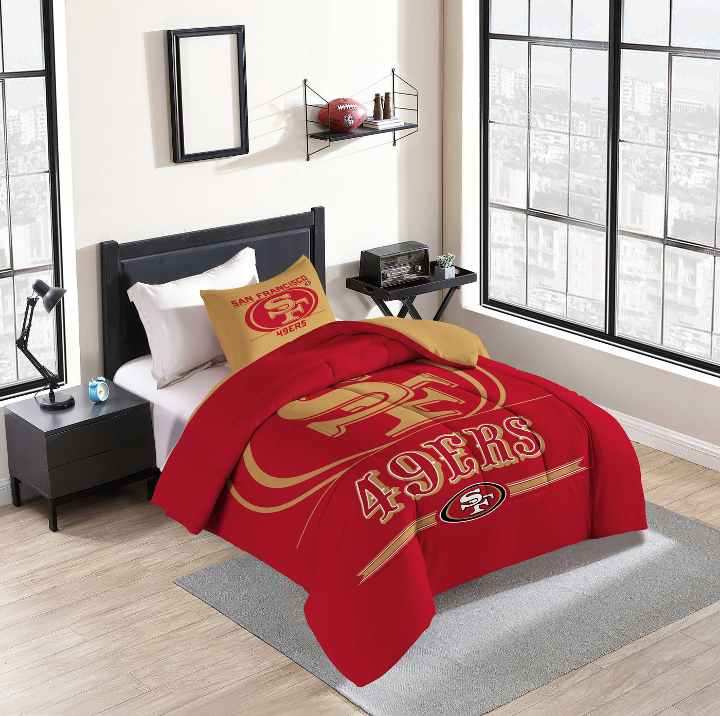 San Francisco 49ers Command Comforter Set Twin