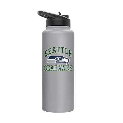 Seattle Seahawks 34oz Athletic Quencher Bottle - Logo Brands